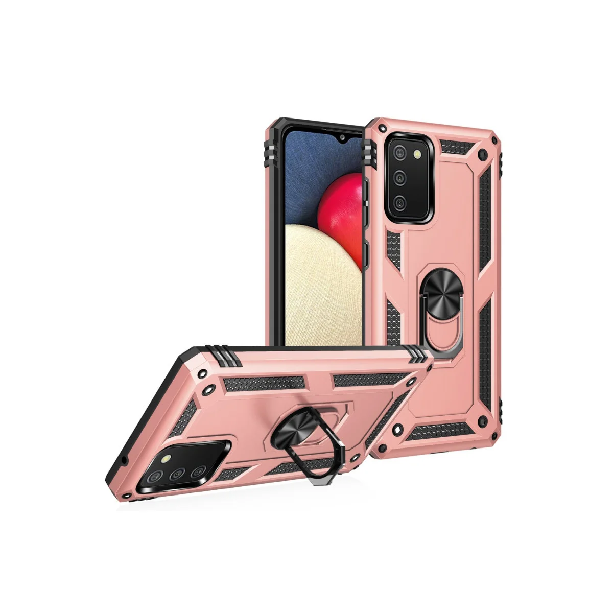 Galaxy A03S Kılıf - Rose Silikon Koruma Kılıfı - TPU & Rubber - Ultra Korumalı