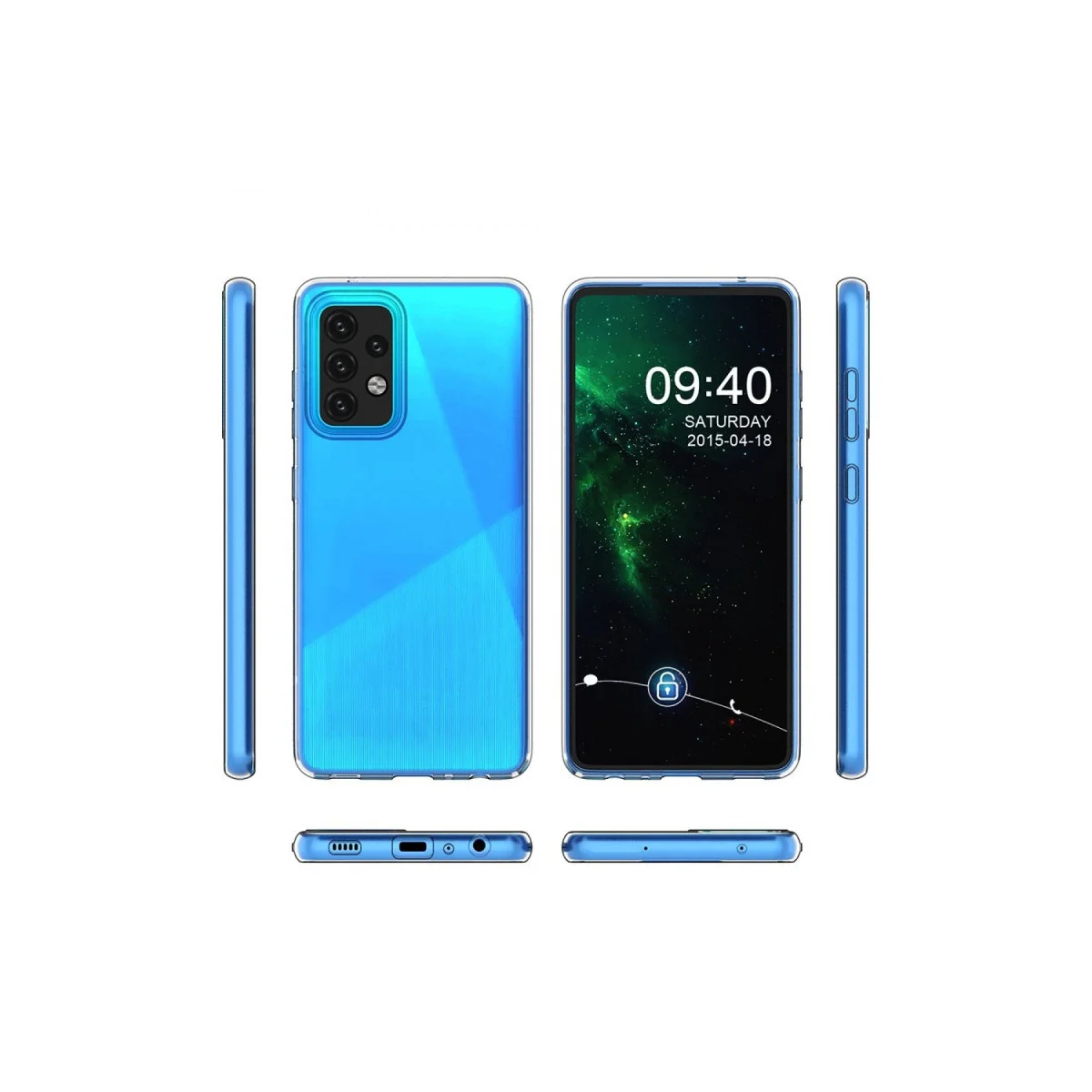 Galaxy A03S Şeffaf Silikon Kılıf - Mükemmel Tasarım ve Güvenli Koruma