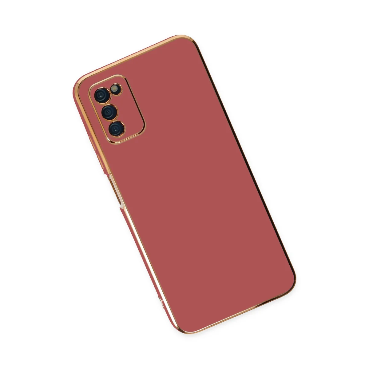 Galaxy A03S Volet Silikon Kılıf Kırmızı - Yüksek Dayanıklı ve Şık Korumalı Kılıf