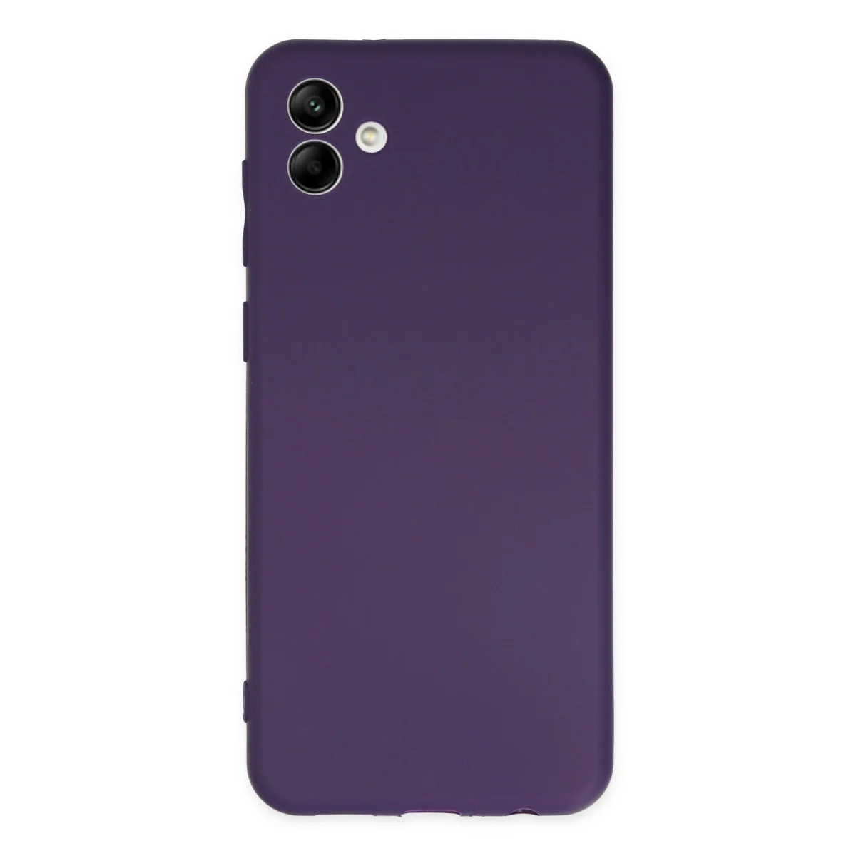 Galaxy A04 Kılıf First Silikon - Mor, Şık ve Tam Koruma