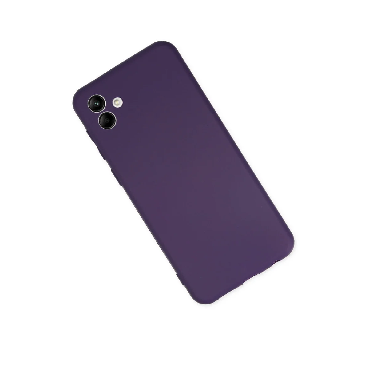 Galaxy A04 Kılıf First Silikon - Mor, Şık ve Tam Koruma