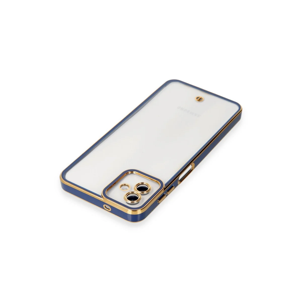 Galaxy A04 Kılıf Liva Lens Silikon Mavi - 360° Tam Koruma ve Şıklık