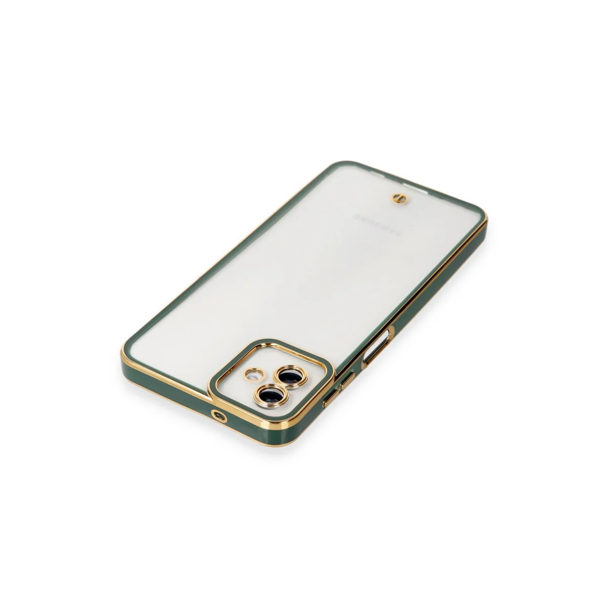 Galaxy A04 Kılıf Liva Lens Silikon - Yeşil ve Şık Koruma