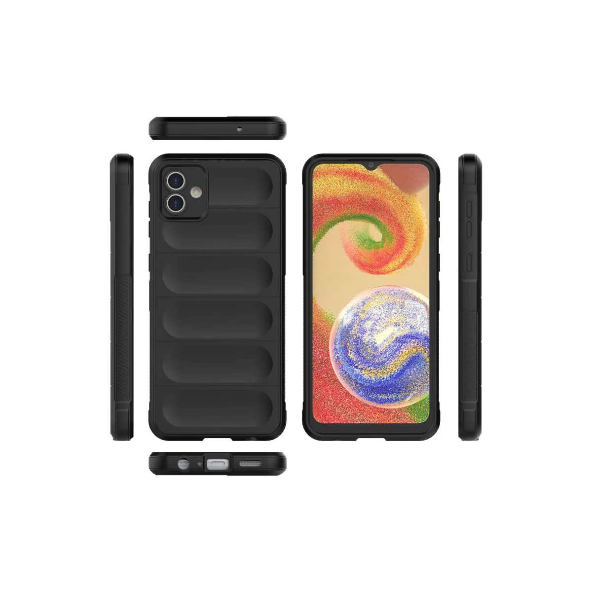 Galaxy A04 Kılıf Optimum Silikon - Siyah