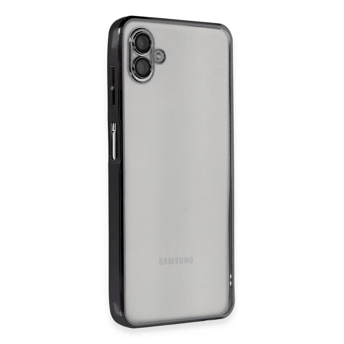 Galaxy A04 Kılıf Razer Lensli Silikon Siyah – Yüksek Koruma ve Estetik Tasarım