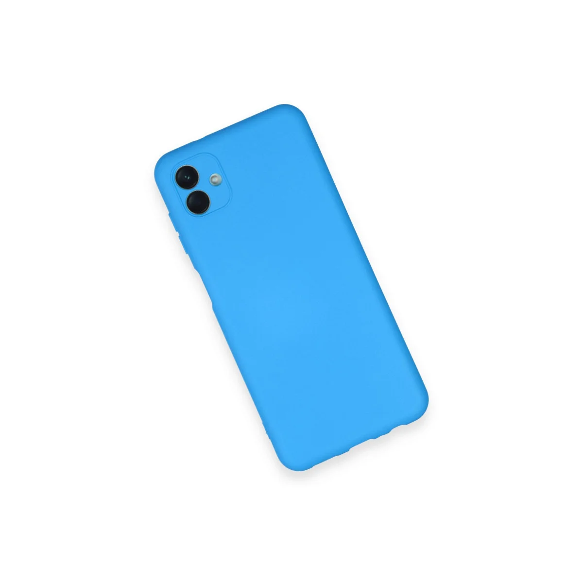 Galaxy A04 Nano İçi Kadife Silikon Kılıf - Mavi