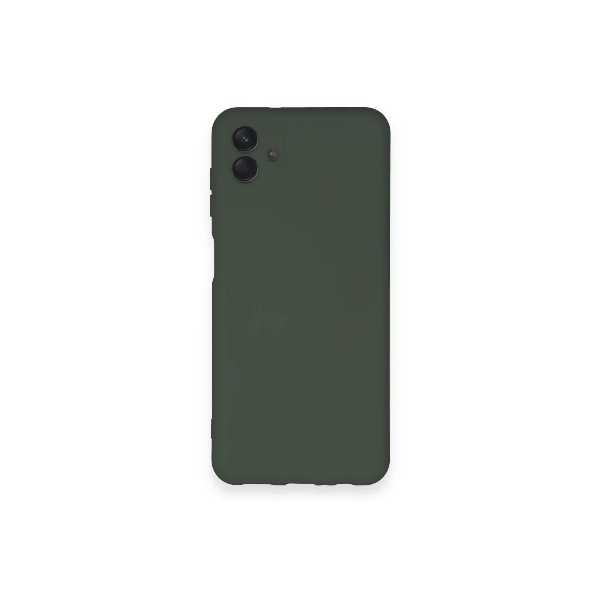 Galaxy A04 Nano İçi Kadife Silikon Kılıf - Koyu Yeşil, Ultra Şık ve Tam Koruma