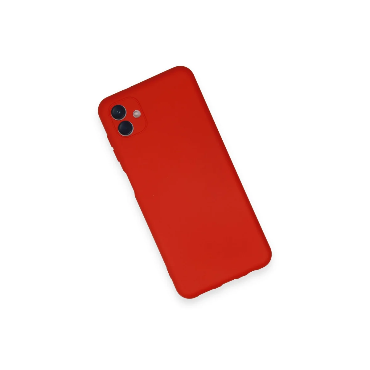 Galaxy A04 Nano İçi Kadife Silikon Kılıf - Kırmızı & Yüksek Koruma