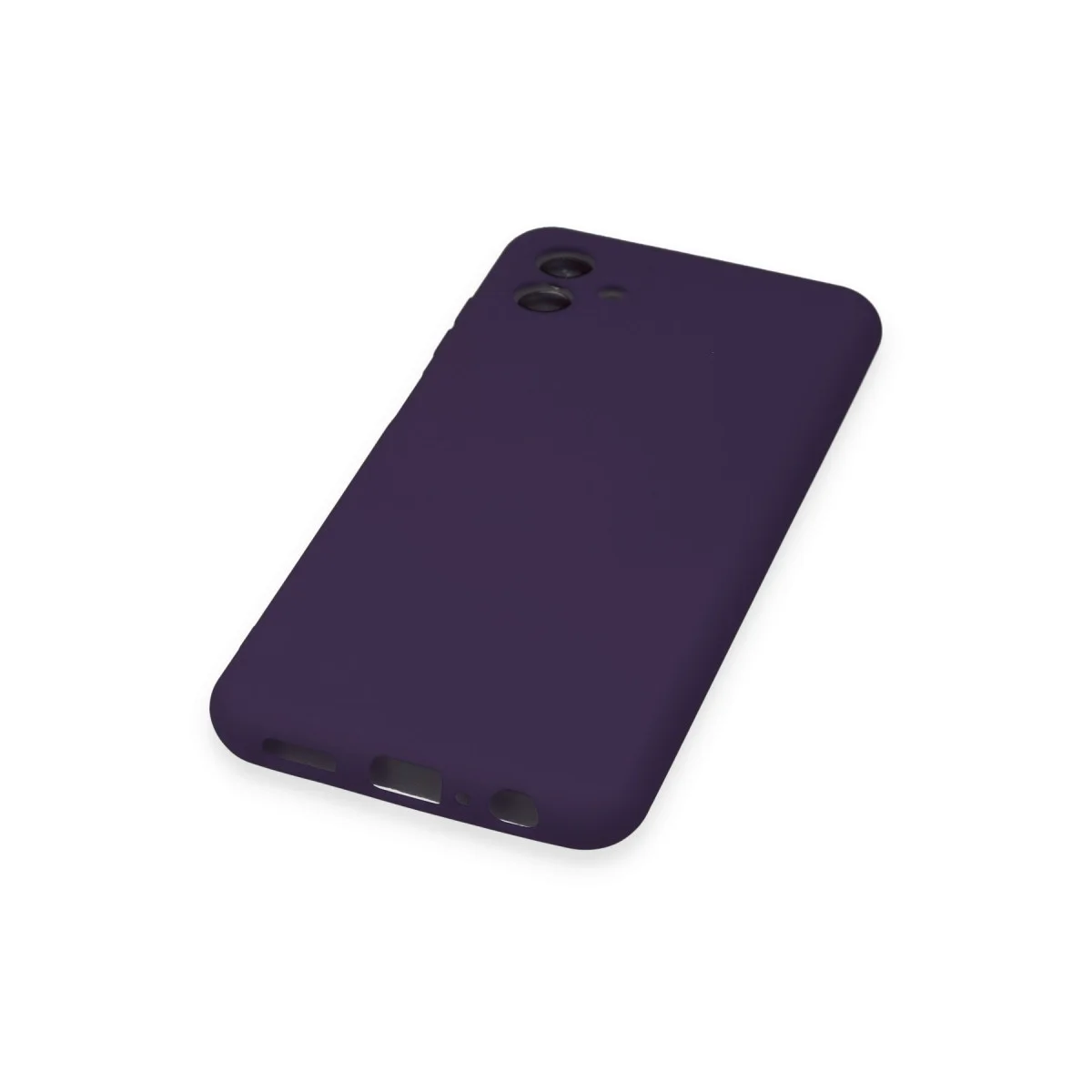 Galaxy A04 Nano İçi Kadife Silikon Kılıf - Mor