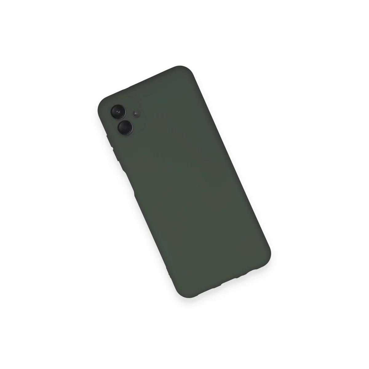 Galaxy A04 Nano İçi Kadife Silikon Kılıf - Koyu Yeşil, Ultra Şık ve Tam Koruma
