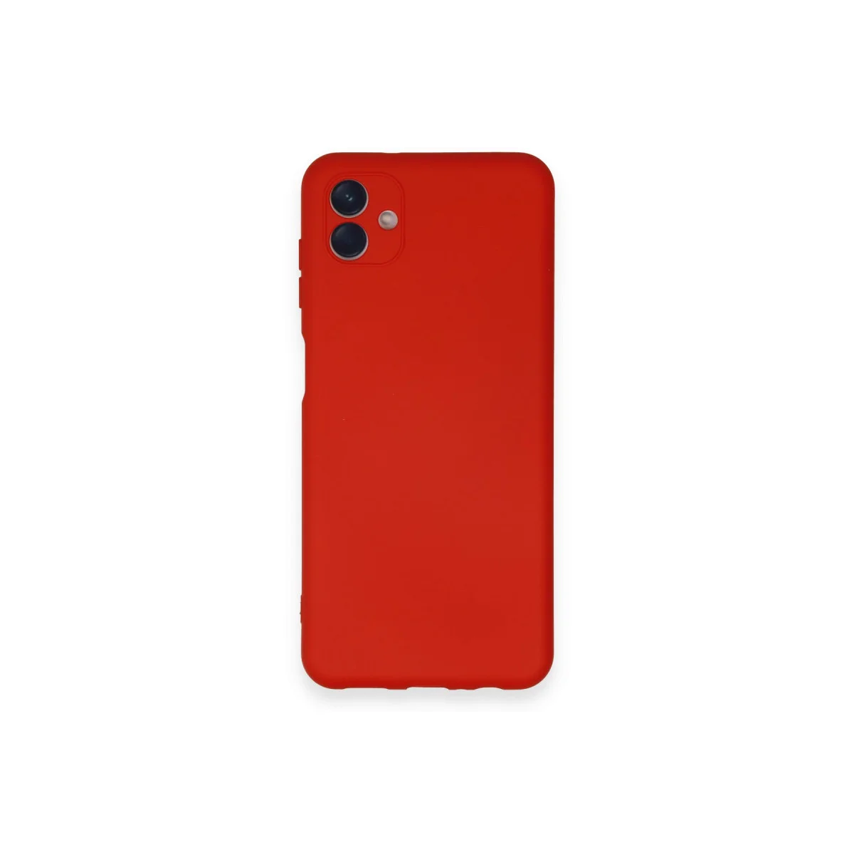 Galaxy A04 Nano İçi Kadife Silikon Kılıf - Kırmızı & Yüksek Koruma