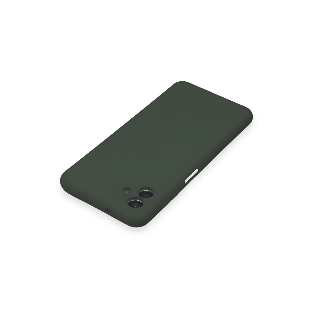 Galaxy A04 Nano İçi Kadife Silikon Kılıf - Koyu Yeşil, Ultra Şık ve Tam Koruma