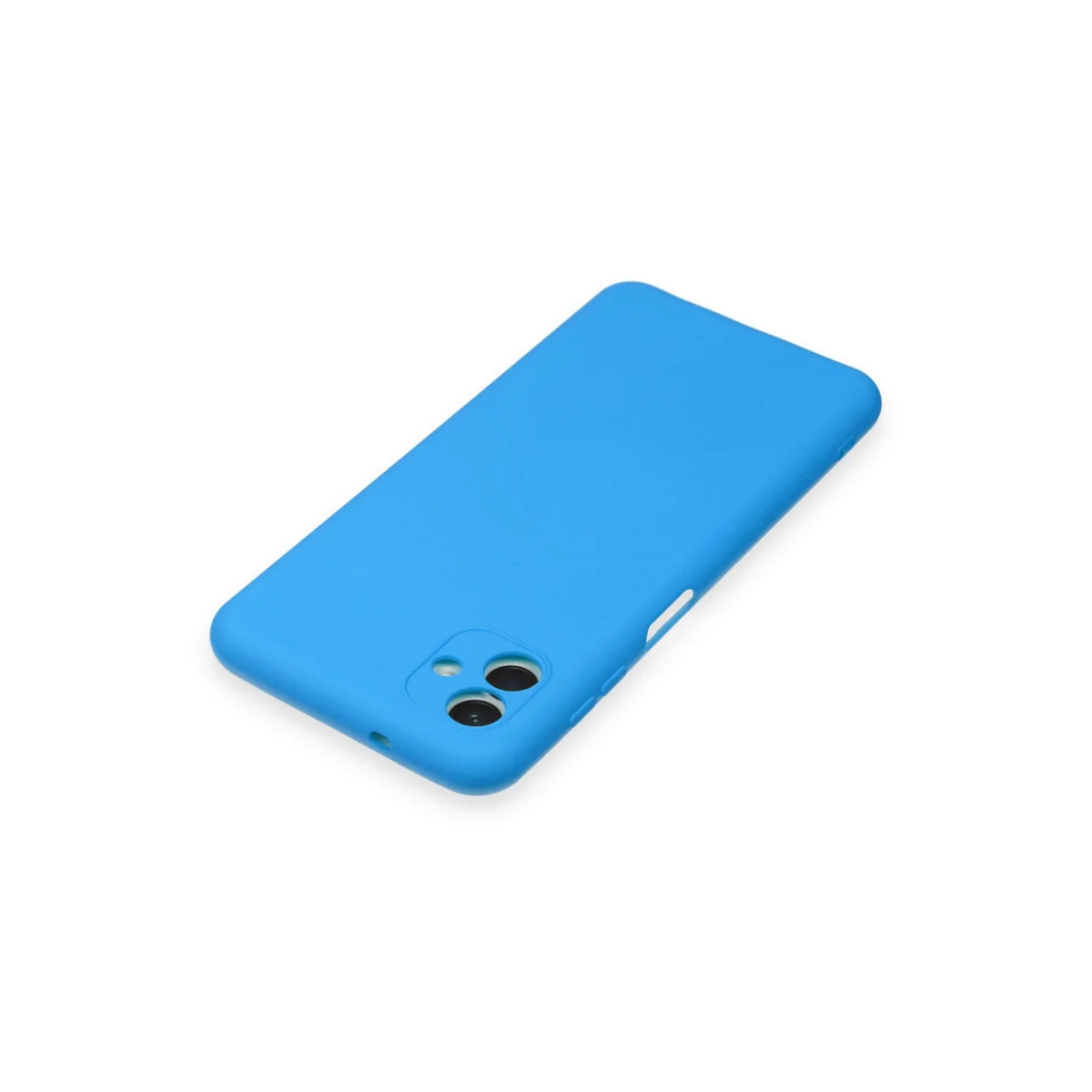 Galaxy A04 Nano İçi Kadife Silikon Kılıf - Mavi