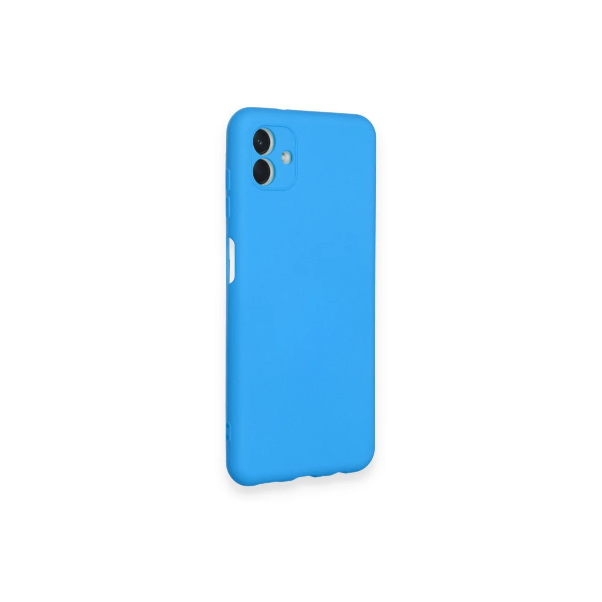 Galaxy A04 Nano İçi Kadife Silikon Kılıf - Mavi