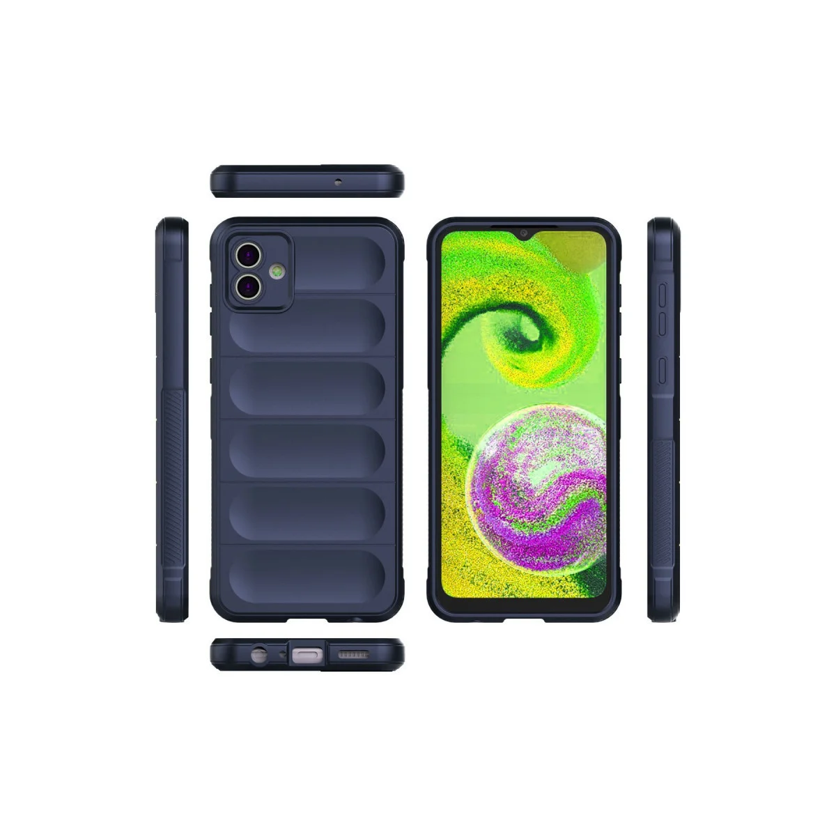 Galaxy A04E Optimum Silikon Kılıf - Lacivert, Ekstra Koruma ve Şıklık