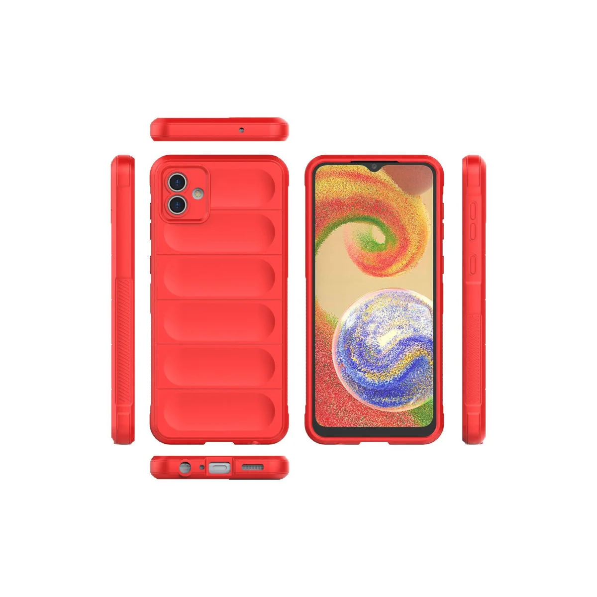 Galaxy A04E Optimum Silikon Kılıf - Kırmızı | Şık Tasarım ve Maksimum Koruma