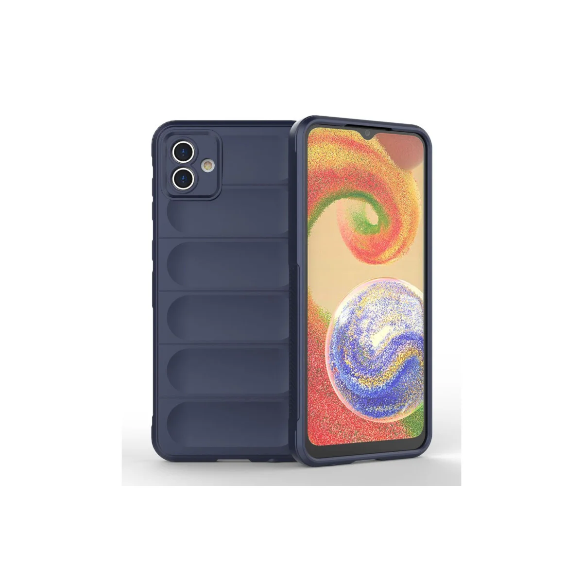 Galaxy A04E Optimum Silikon Kılıf - Lacivert, Ekstra Koruma ve Şıklık