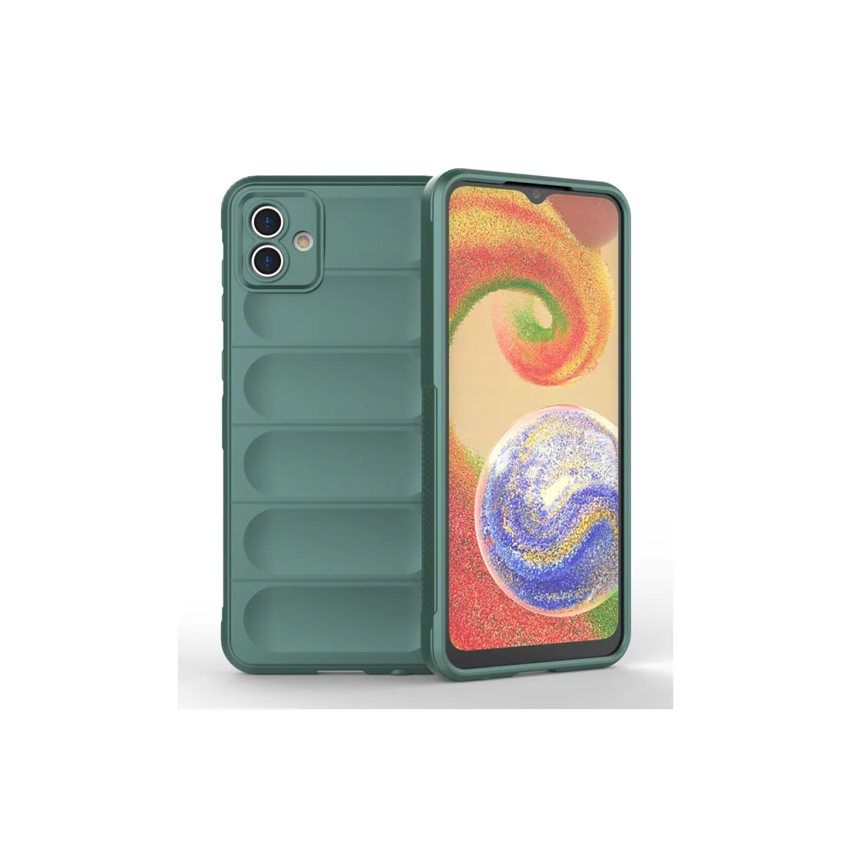 Galaxy A04E Optimum Silikon Kılıf - Koyu Yeşil
