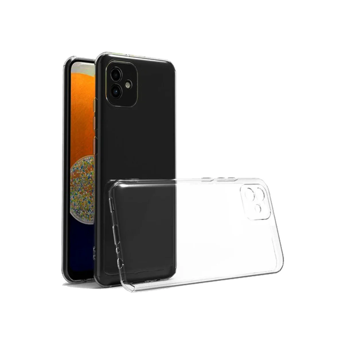 Galaxy A05 Kılıf Lüx Şeffaf Silikon - Estetik ve Korumalı Kullanım