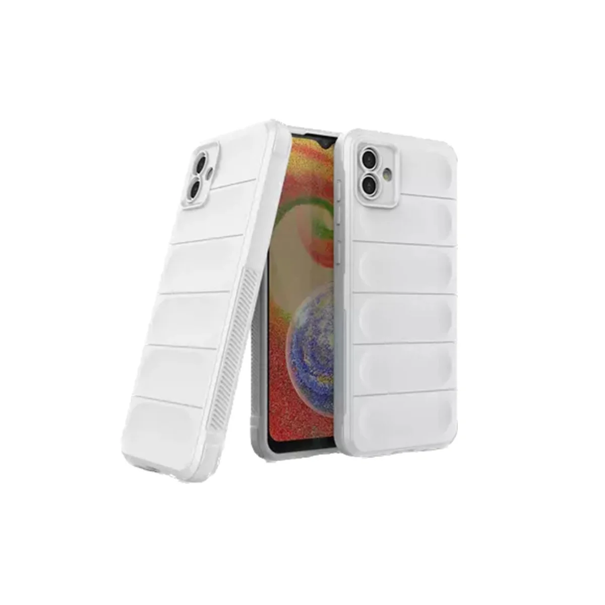 Galaxy A05 Optimum Silikon Kılıf Krem - Parmak İzi Tutmaz, Darbe Korumalı