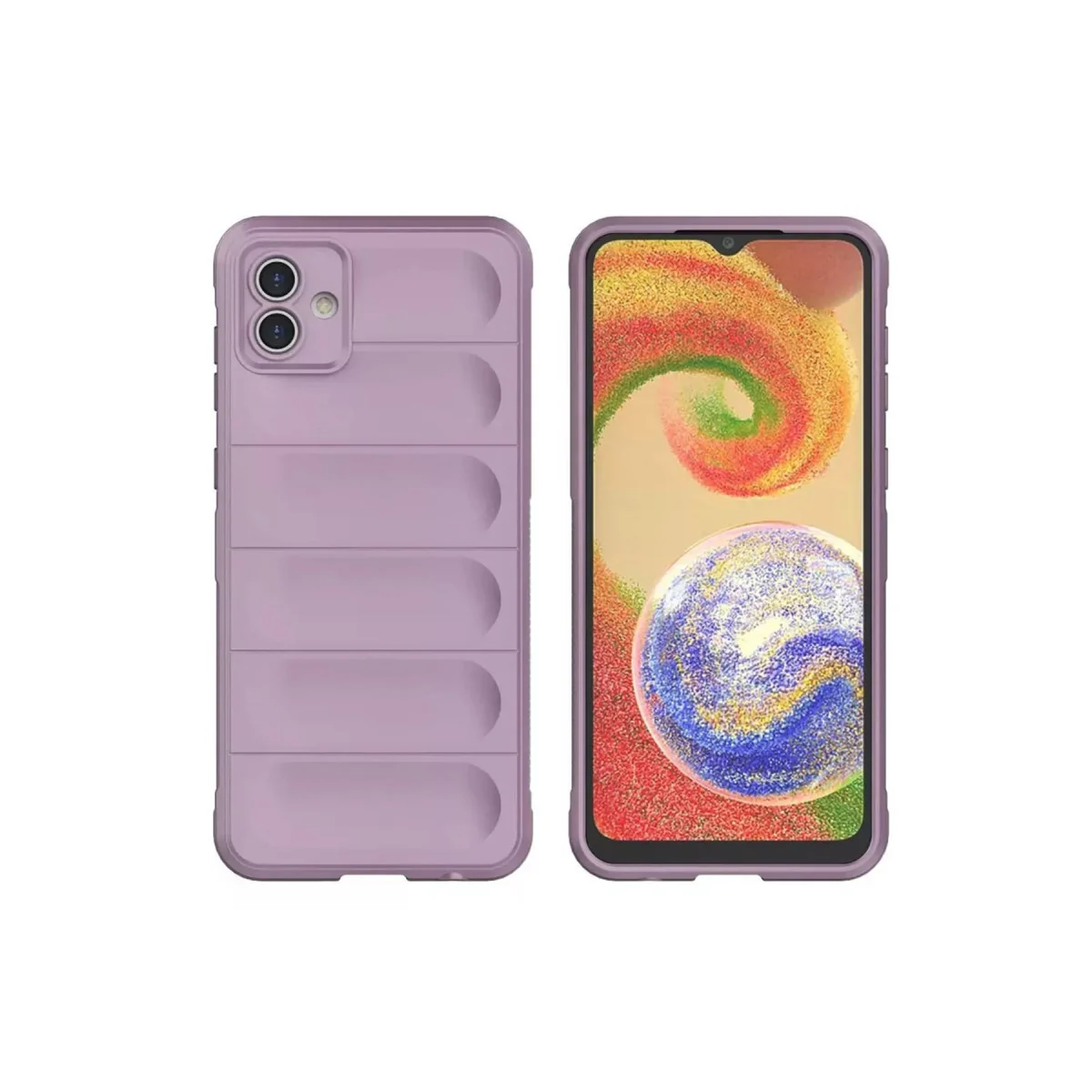 Galaxy A05 Optimum Silikon Kılıf - Mor - Maksimum Koruma ve Şıklık
