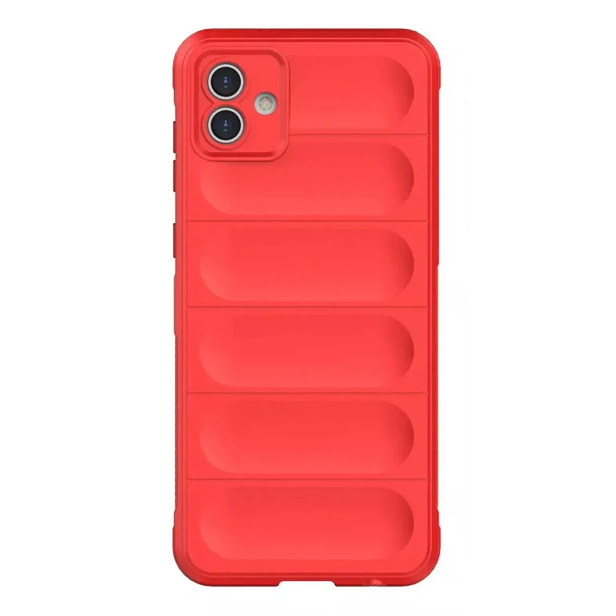 Galaxy A05 Optimum Silikon Kılıf - Kırmızı, Çizilmeye Dayanıklı, Parmak İzi Tutmaz