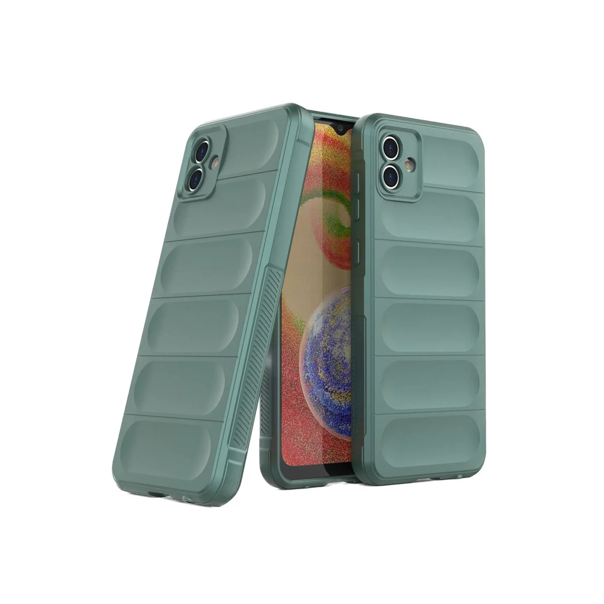 Galaxy A05 Optimum Silikon Kılıf - Koyu Yeşil, Çizilmelere Karşı Maksimum Koruma
