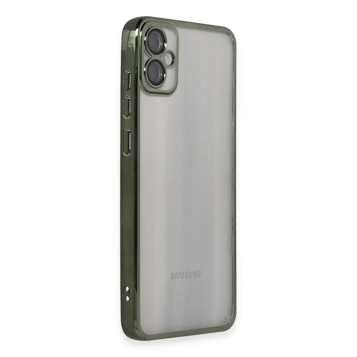 Galaxy A05 Razer Lensli Silikon Kılıf Yeşil - Maksimum Koruma ve Estetik