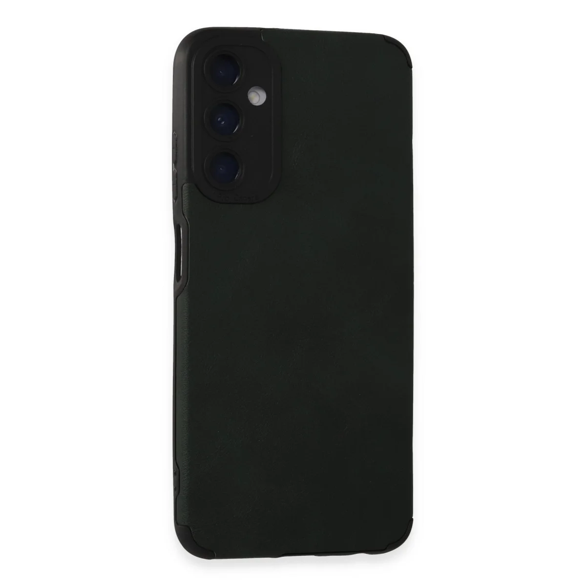 Galaxy A05S Deri Silikon Kılıf - Yeşil (Ultra Dürüst ve Güçlü Koruma)