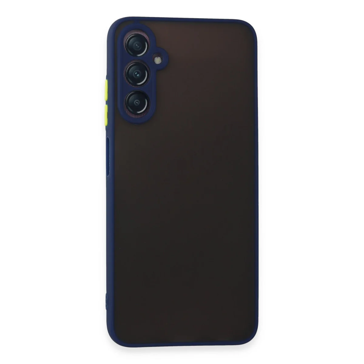 Galaxy A05S Montreal Silikon Kılıf - Kamera Korumalı, Darbe Emici Lacivert Kılıf