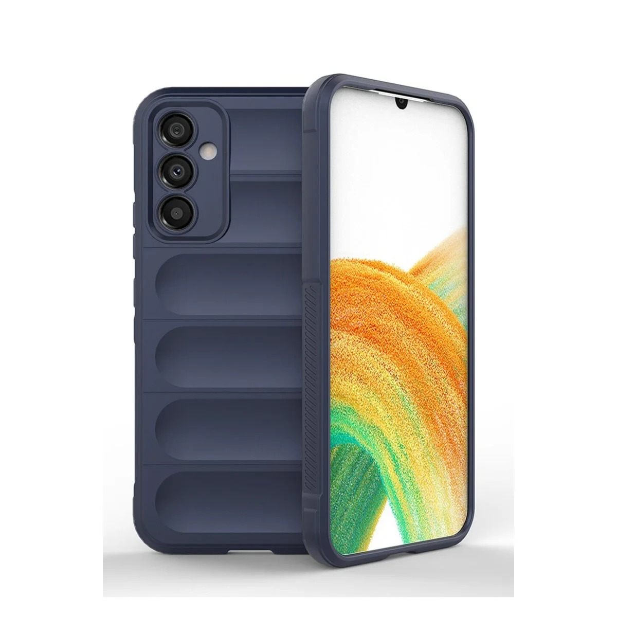 Galaxy A05S Optimum Silikon Kılıf - Lacivert, Çizilmelere Karşı Mükemmel Korumalı Kılıf