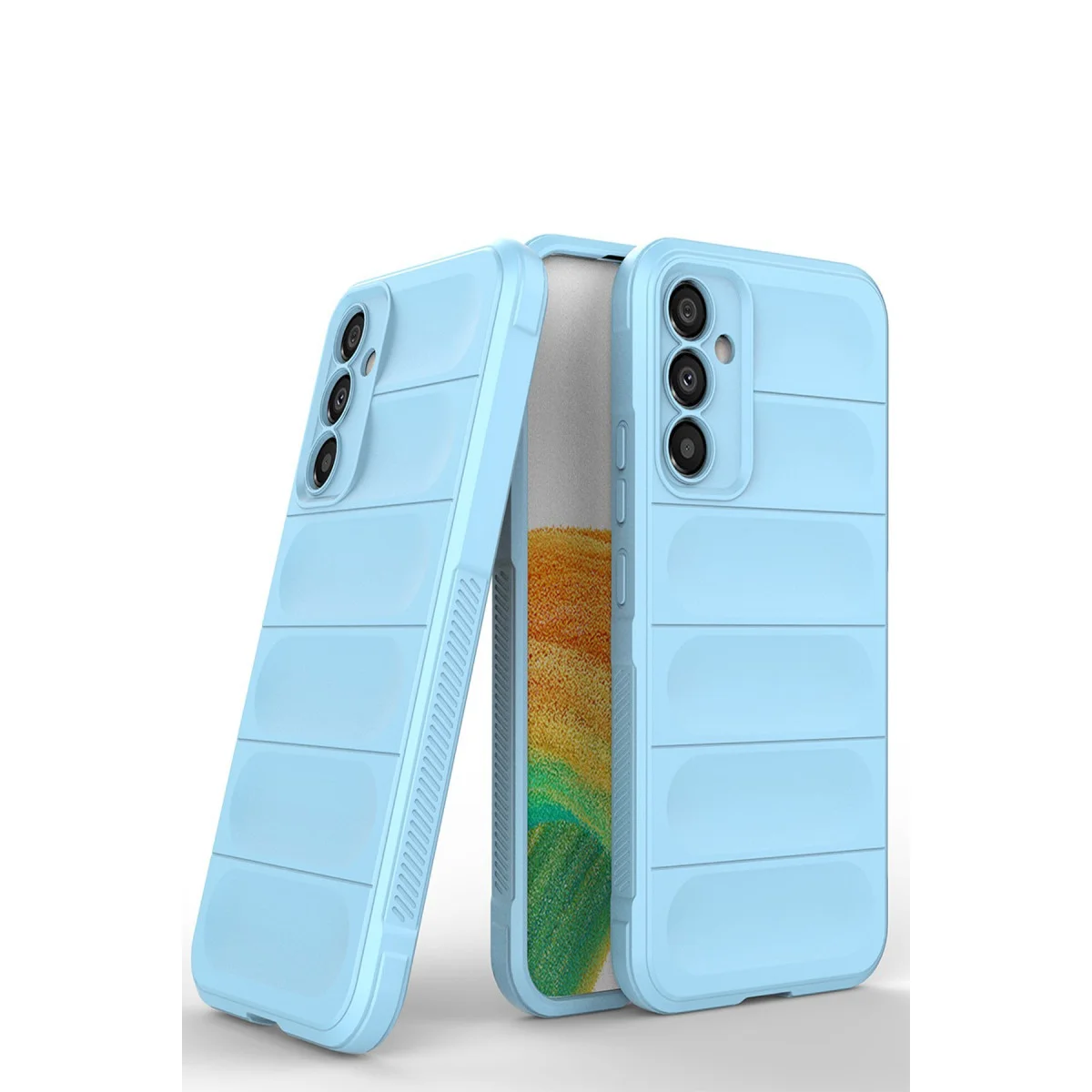Galaxy A05S Optimum Silikon Kılıf - Sky Blue, Çizilmelere Karşı Maksimum Koruma