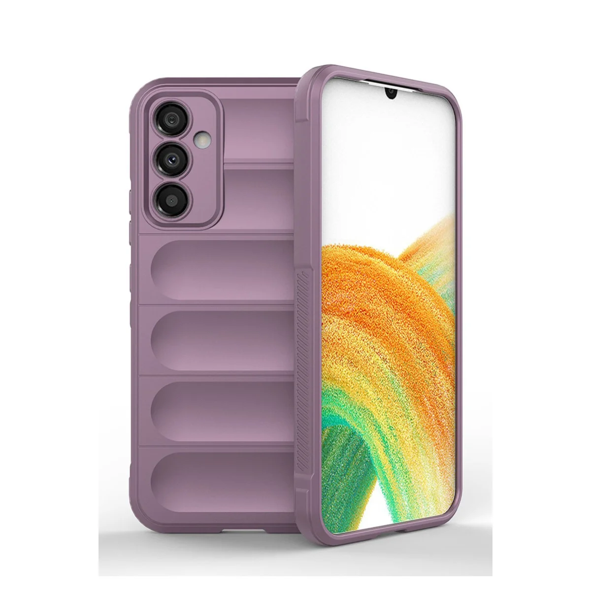 Galaxy A05S Optimum Silikon Kılıf - Mor (Maksimum Koruma ve Şıklık)