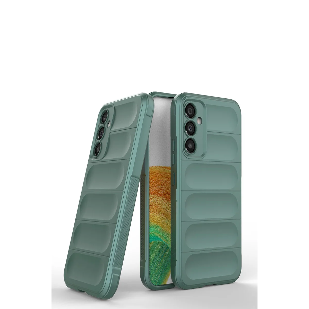 Galaxy A05S Optimum Silikon Kılıf - Koyu Yeşil, Şık ve Tam Koruma
