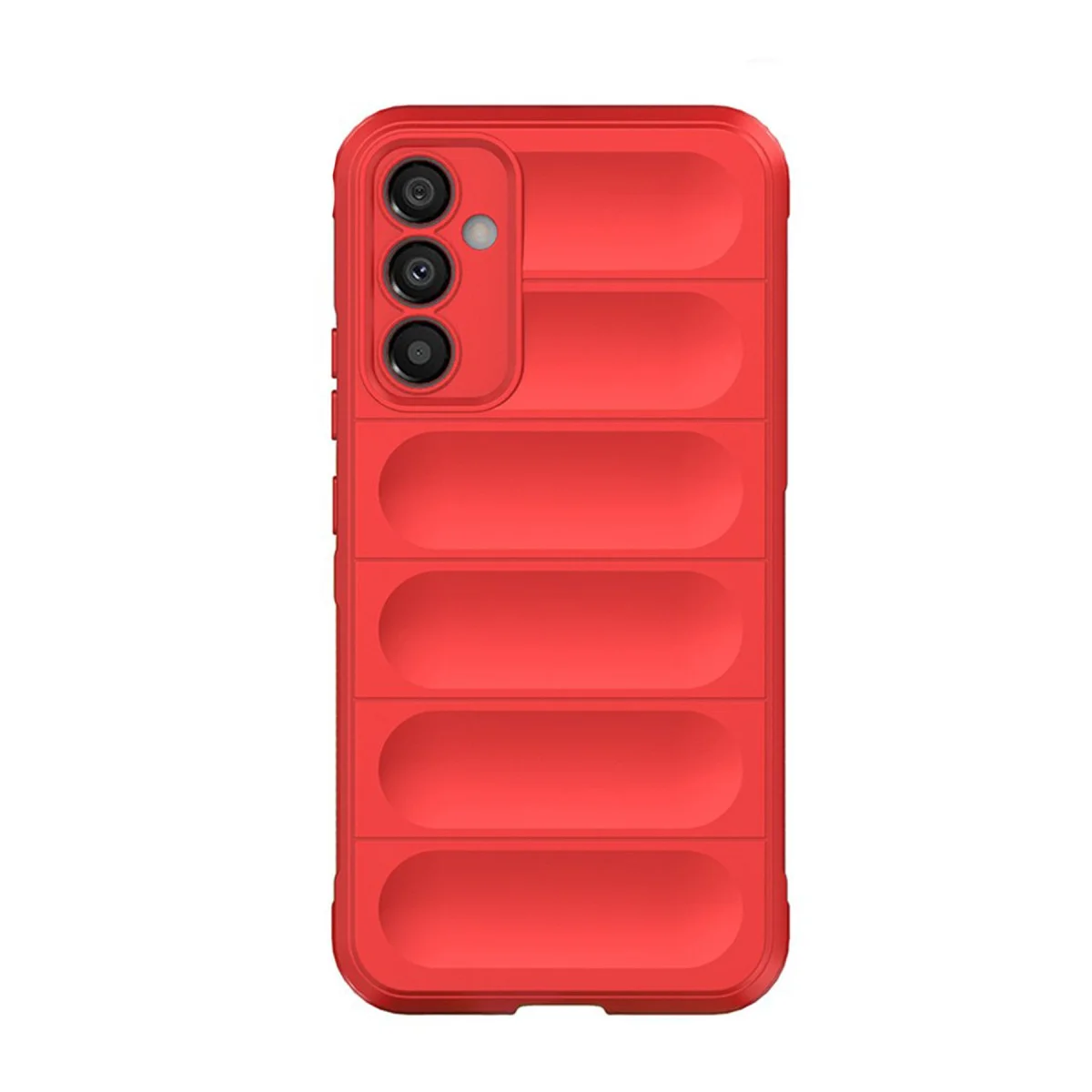 Galaxy A05S Optimum Silikon Kılıf - Kırmızı, Çizilmez ve Parmak İzi Tutmaz