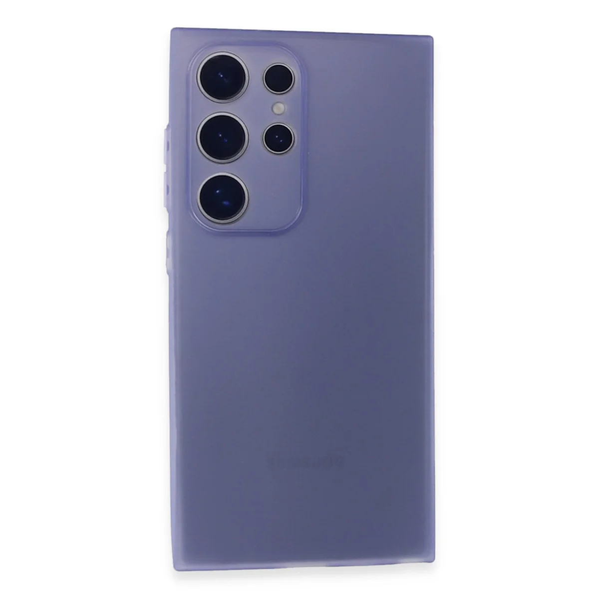 Galaxy A05s Silikon Kılıf - Mor Mat ve Puma Tasarımı
