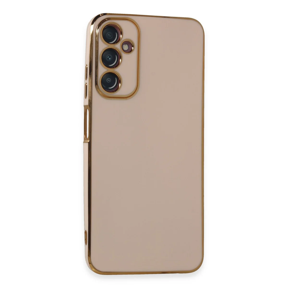 Galaxy A05S Volet Kılıf - Pembe Silikon Kılıfı