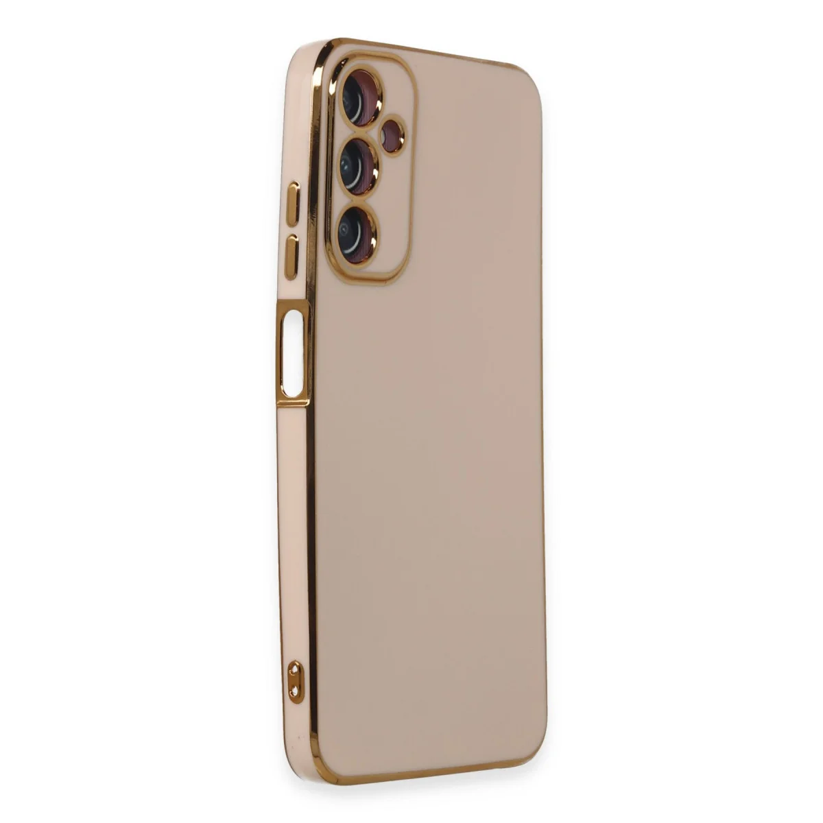 Galaxy A05S Volet Kılıf - Pembe Silikon Kılıfı