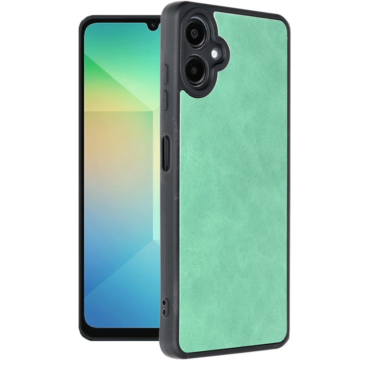 Galaxy A06 Aras Deri Kapak - Koyu Yeşil Premium Kılık ve 360° Güvenlik