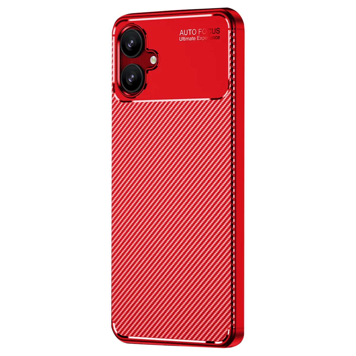 Galaxy A06 Auto Focus Karbon Kılıf - Kırmızı
