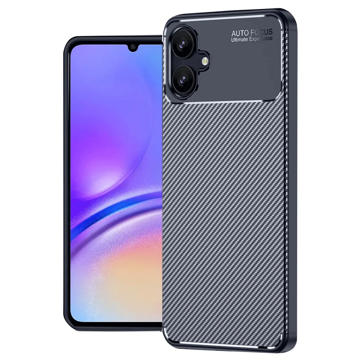 Galaxy A06 Auto Focus Karbon Kılıf - Lacivert, Pürüzsüz Yüzey ve Maksimum Koruma