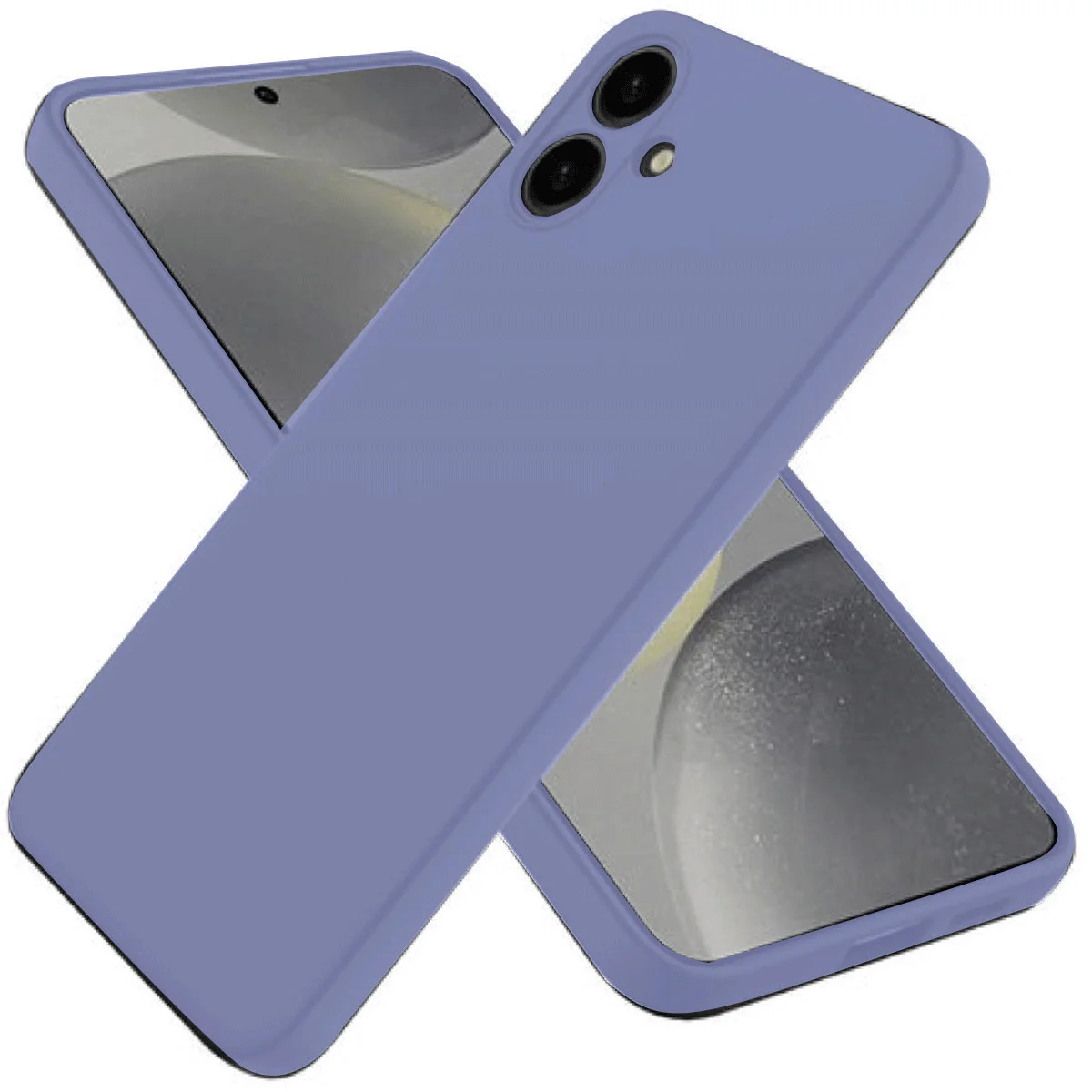 Galaxy A06 Kılıf First Silikon Lila - Ultra İnce ve Şık Koruma