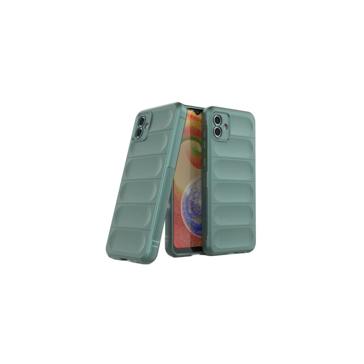 Galaxy A06 Kılıf Optimum Silikon - Koyu Yeşil