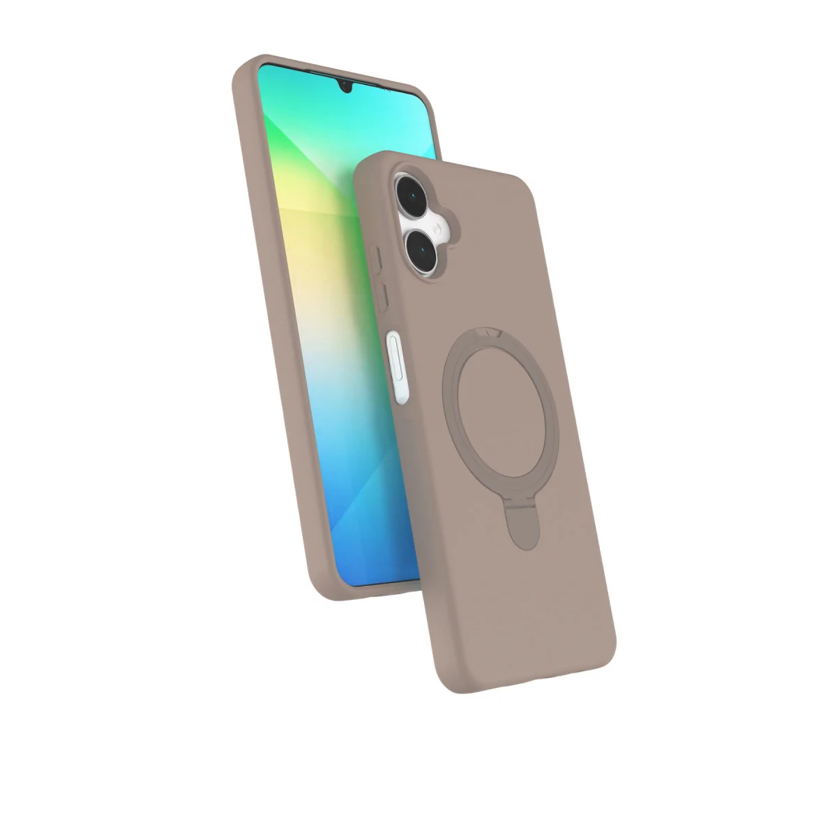 Galaxy A06 Magsafe Standlı Kapak - Çöl Titanyum Galaxy A06 Magsafe Standlı Kapak - Çöl Titanyum