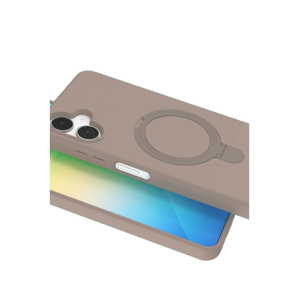 Galaxy A06 Magsafe Standlı Kapak - Çöl Titanyum Galaxy A06 Magsafe Standlı Kapak - Çöl Titanyum