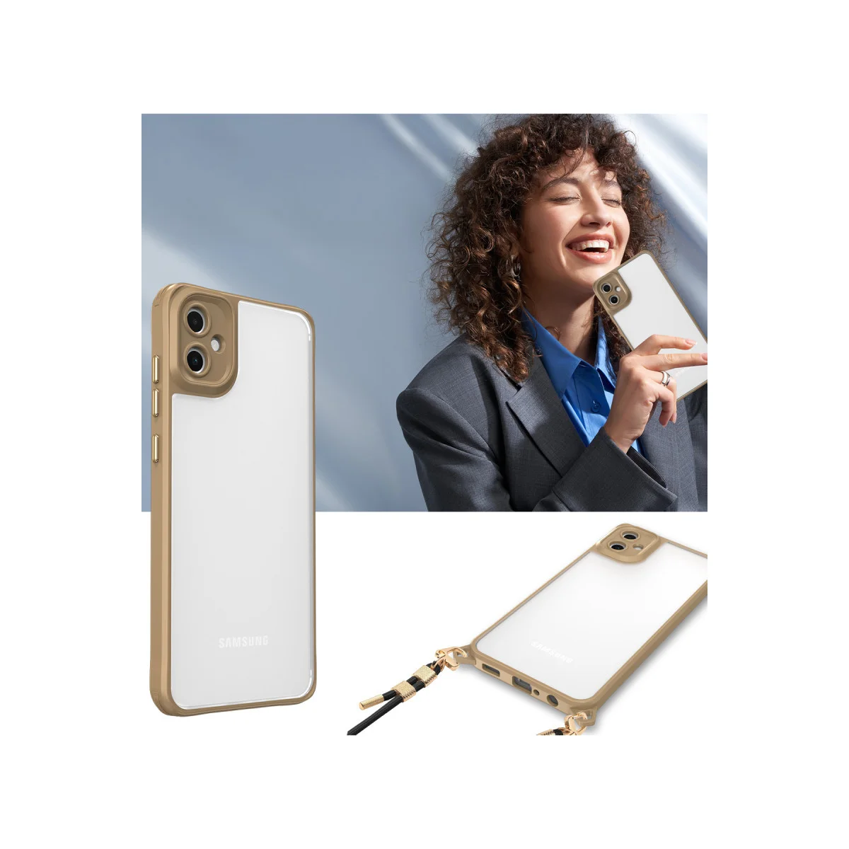 Galaxy A06 Penta Silikon Kılıf - Şeffaf ve Korumalı