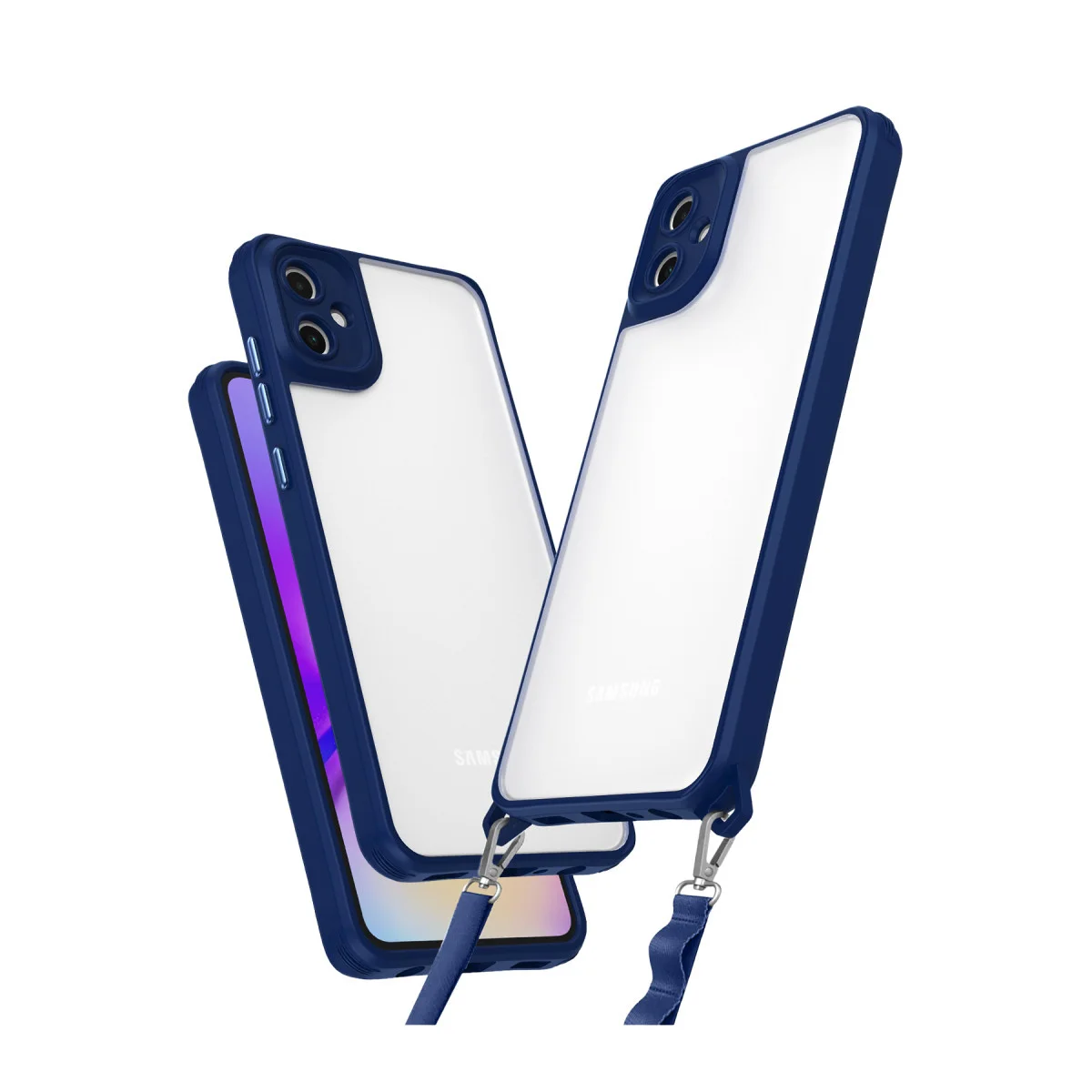 Galaxy A06 Penta Silikon Kılıf - Lacivert, Askeri Standartta Güvenlik ve Şıklık