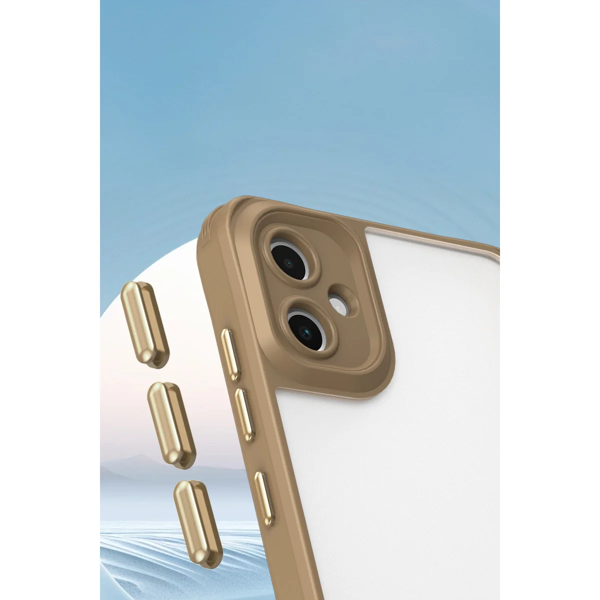 Galaxy A06 Penta Silikon Kılıf - Lacivert, Askeri Standartta Güvenlik ve Şıklık