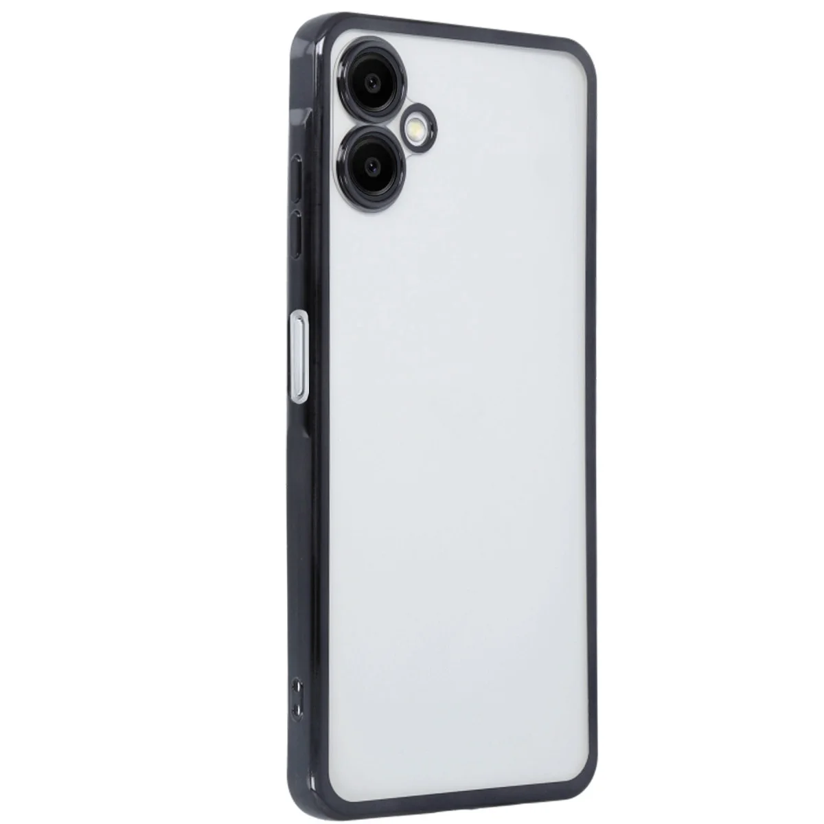 Galaxy A06 Razer Lensli Silikon Kılıf - Siyah - 4 Köşe Hava Yastıklı Koruma