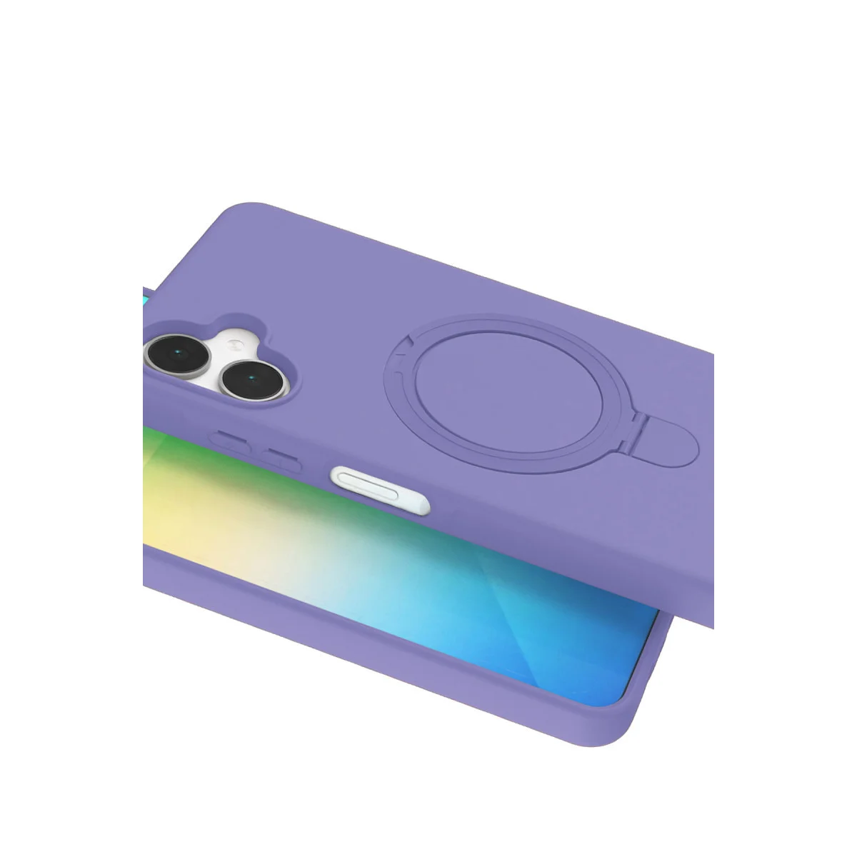 Galaxy A06 Regal Magsafe Standlı Kapak - Lila